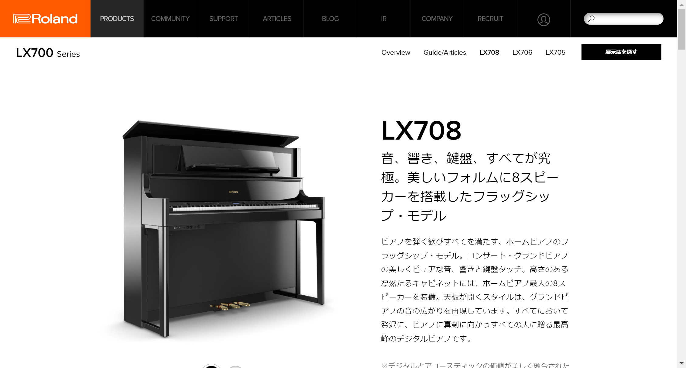 LX708GP（ローランド）の画像