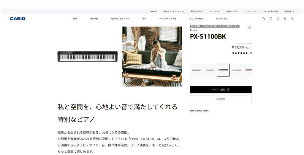 PX-S1100（カシオ）